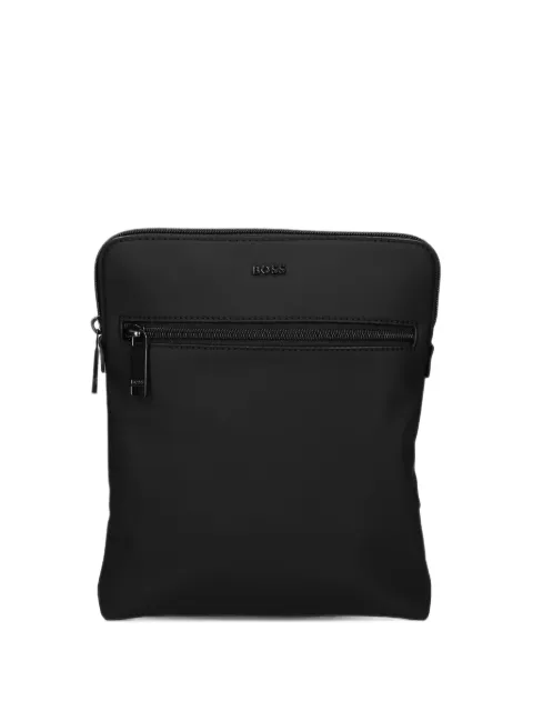 BOSS Zeph logo-plaque shoulder bag