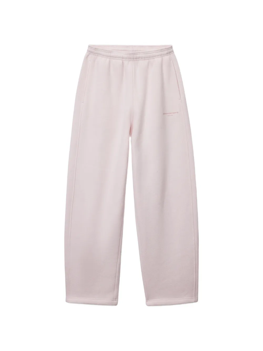Alexander Wang crystal hotfix mid-rise relaxed sweatpant - Rosa
