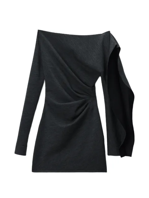Alexander Wang asymmetric draped mini dress
