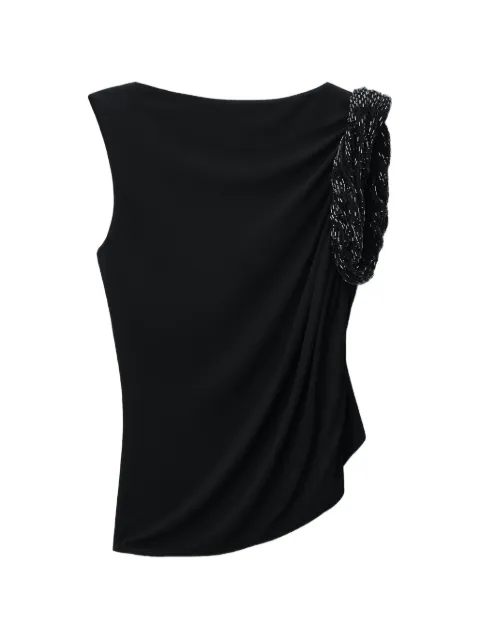 Alexander Wang crystal twist sleeveless top
