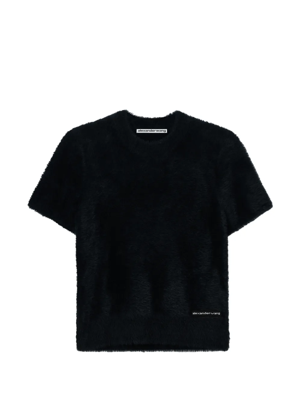 Alexander Wang textured chenille crewneck pullover Zwart