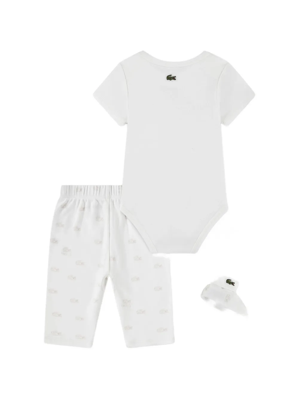 Lacoste Kids logo-print trousers set (set of three) Wit