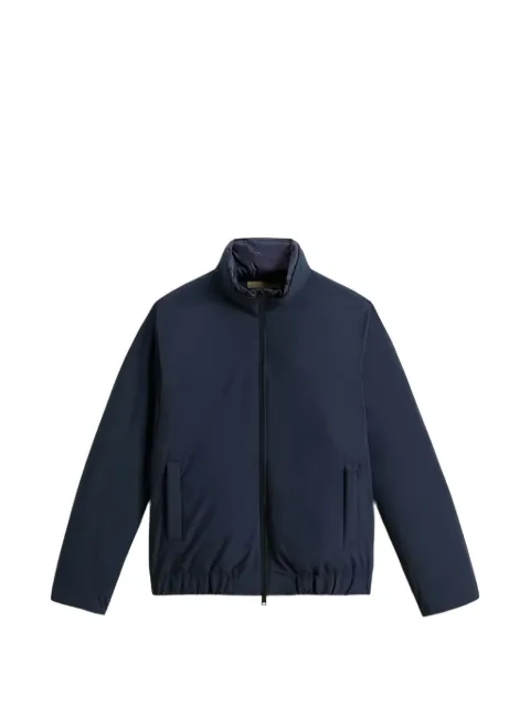 Woolrich quilted-lining zip-up bomber jacket