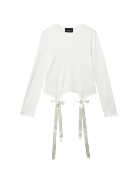 Simone Rocha bow-detail long-sleeve T-shirt