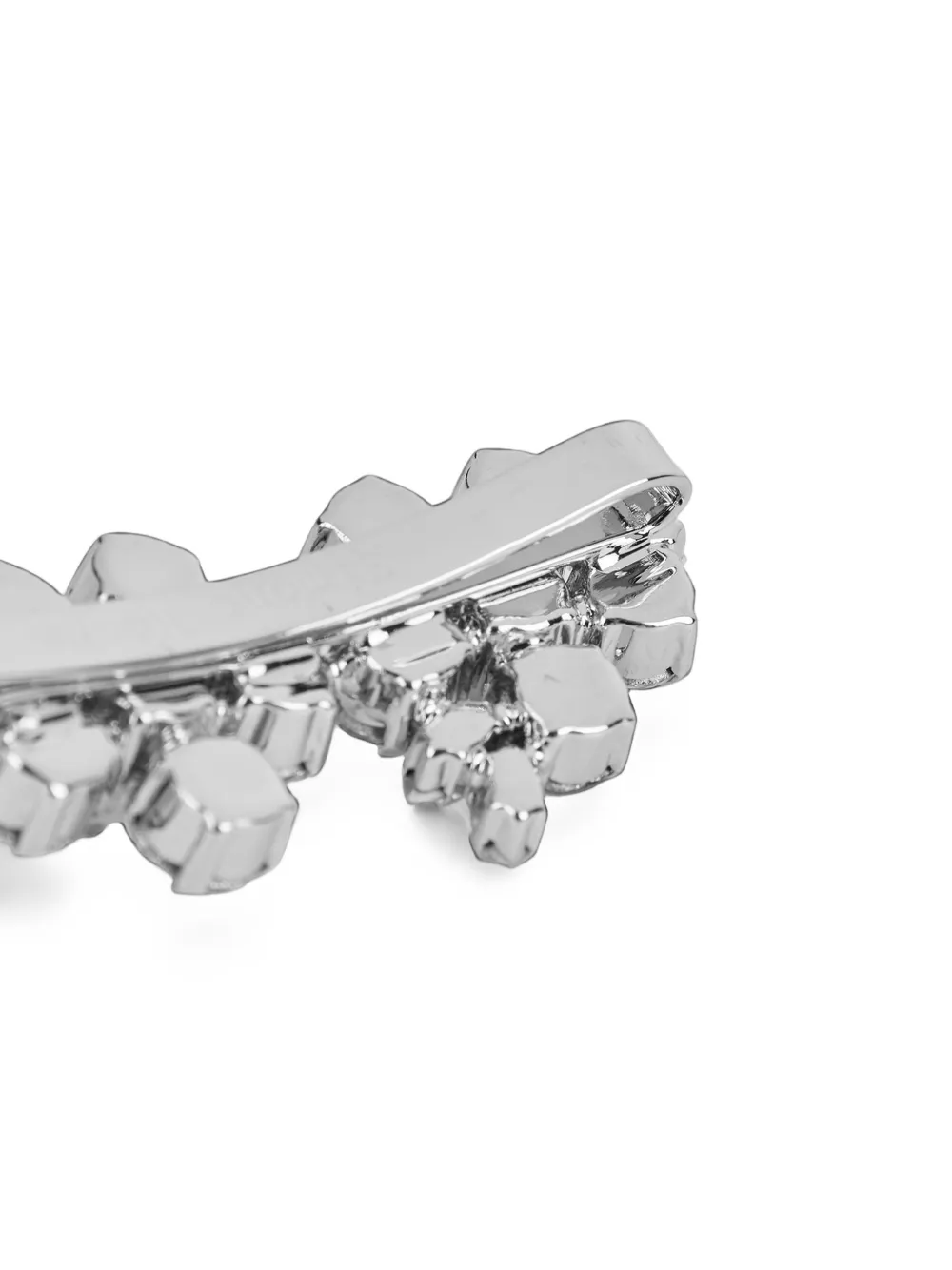 Simone Rocha Mini Hellebore crystal-embellished hair cli Zilver
