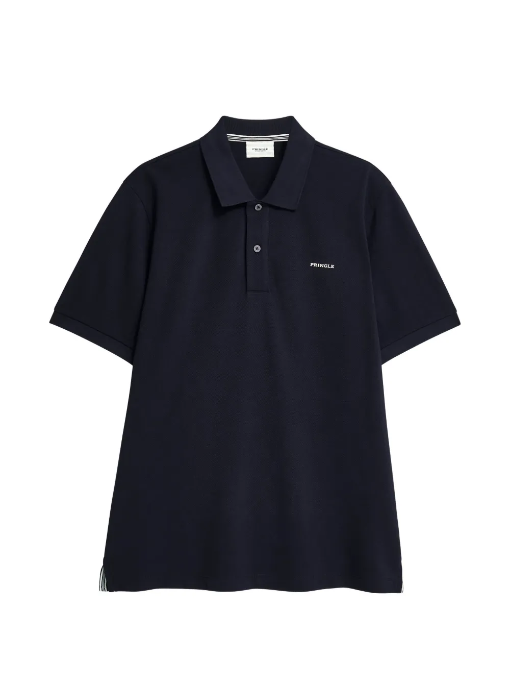 Pringle of Scotland logo-print polo shirt Blauw