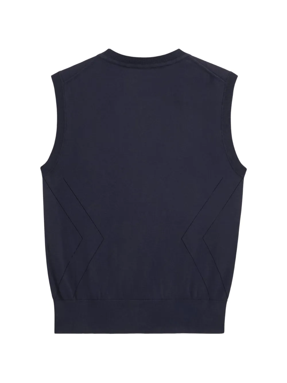 Pringle of Scotland pointelle-knit sleeveless vest Blauw