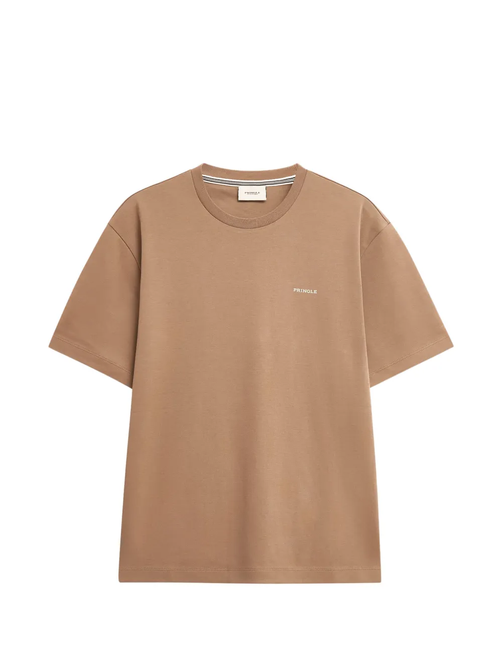 Pringle of Scotland logo-rubberised T-shirt - Marron Pringle of Scotland logo-rubberised T-shirt - Marron