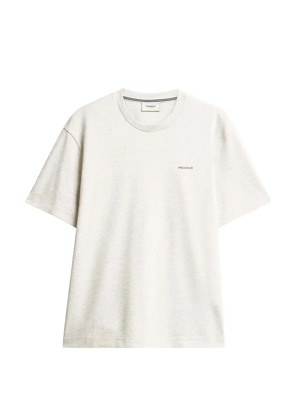 Pringle of Scotland logo-print supima-cotton T-shirt - Nude