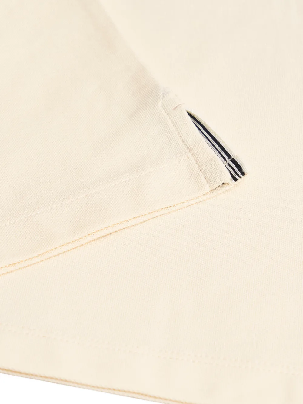 Pringle of Scotland long-sleeve cotton-piqué polo shirt Beige