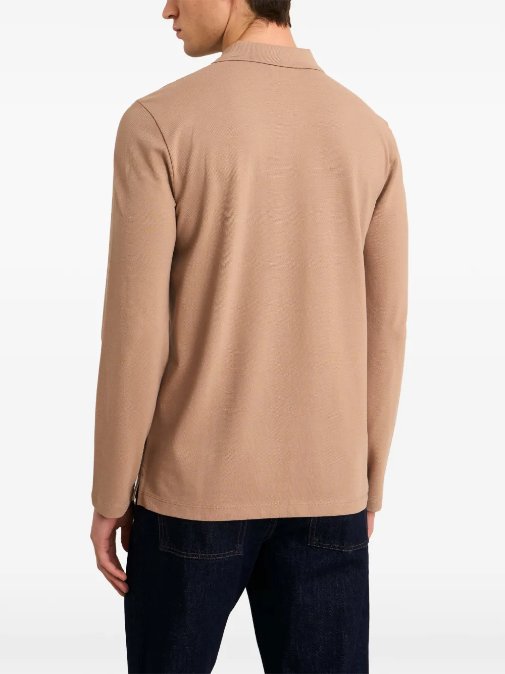 Pringle of Scotland long-sleeve polo shirt Bruin