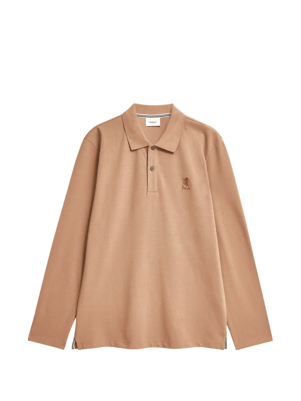 Pringle of Scotland long-sleeve polo shirt Bruin