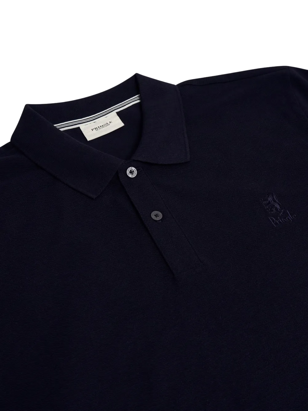 Pringle of Scotland long-sleeve polo shirt Blauw