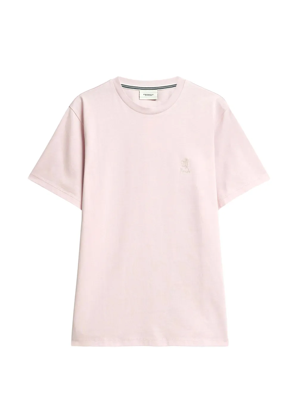 Pringle of Scotland logo-embroidered T-shirt - Rose Pringle of Scotland logo-embroidered T-shirt - Rose