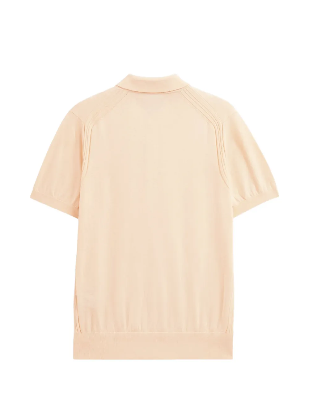 Pringle of Scotland knitted short-sleeve polo shirt Beige
