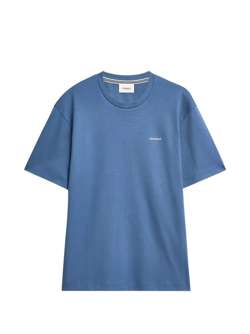 Pringle of Scotland logo-rubberised cotton T-shirt - Bleu Pringle of Scotland logo-rubberised cotton T-shirt - Bleu