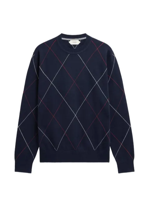 Pringle of Scotland Argyle-pattern intarsia sweater