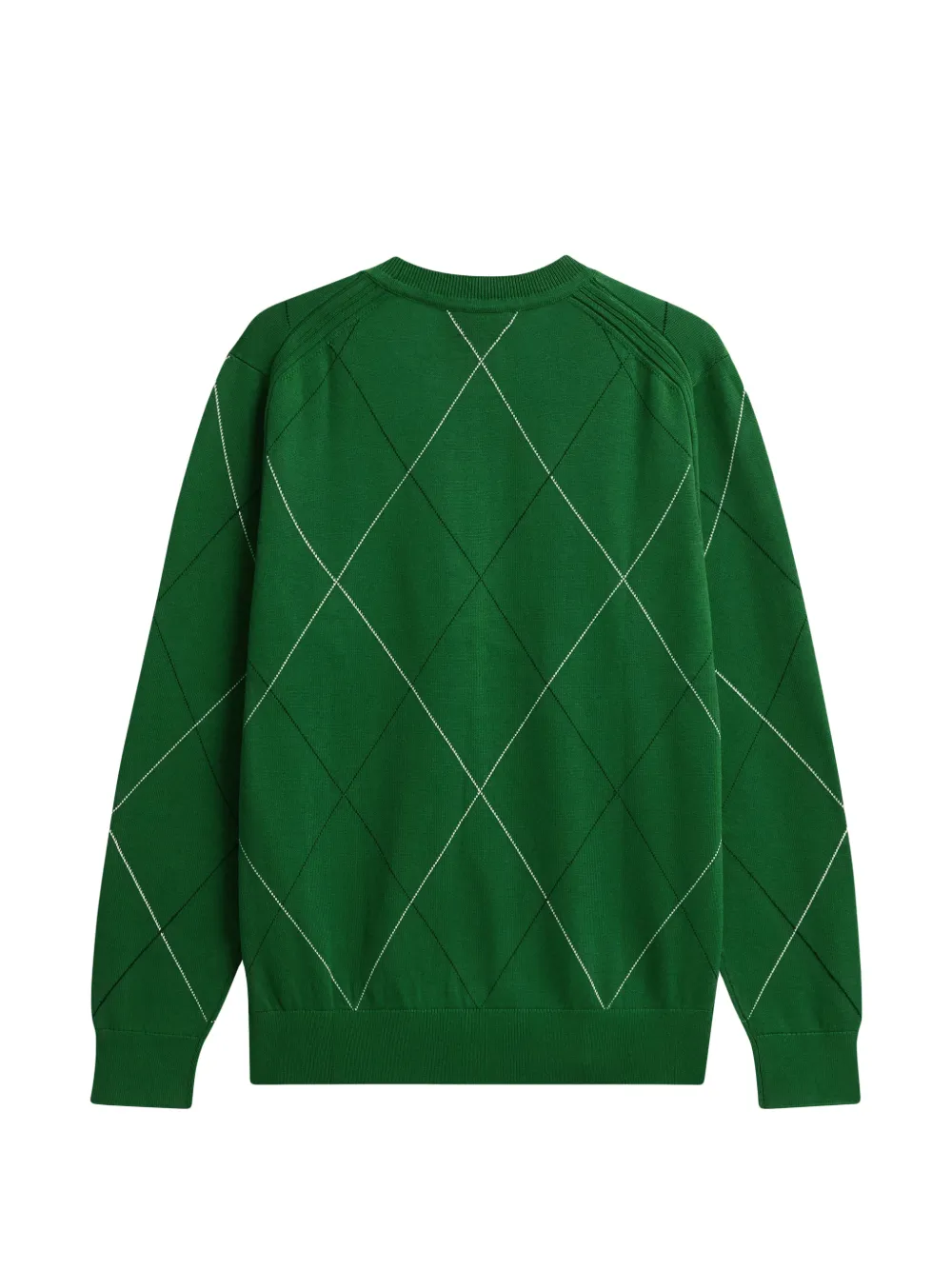 Pringle of Scotland Argyle-pattern intarsia sweater Groen