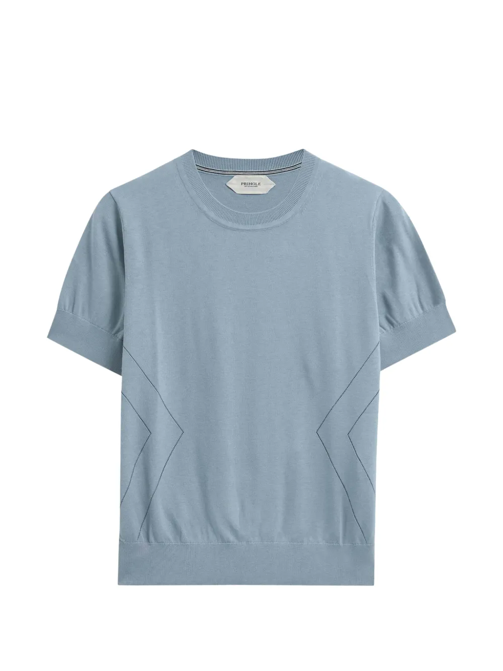 Pringle of Scotland pointelle-knit T-shirt - Bleu Pringle of Scotland pointelle-knit T-shirt - Bleu