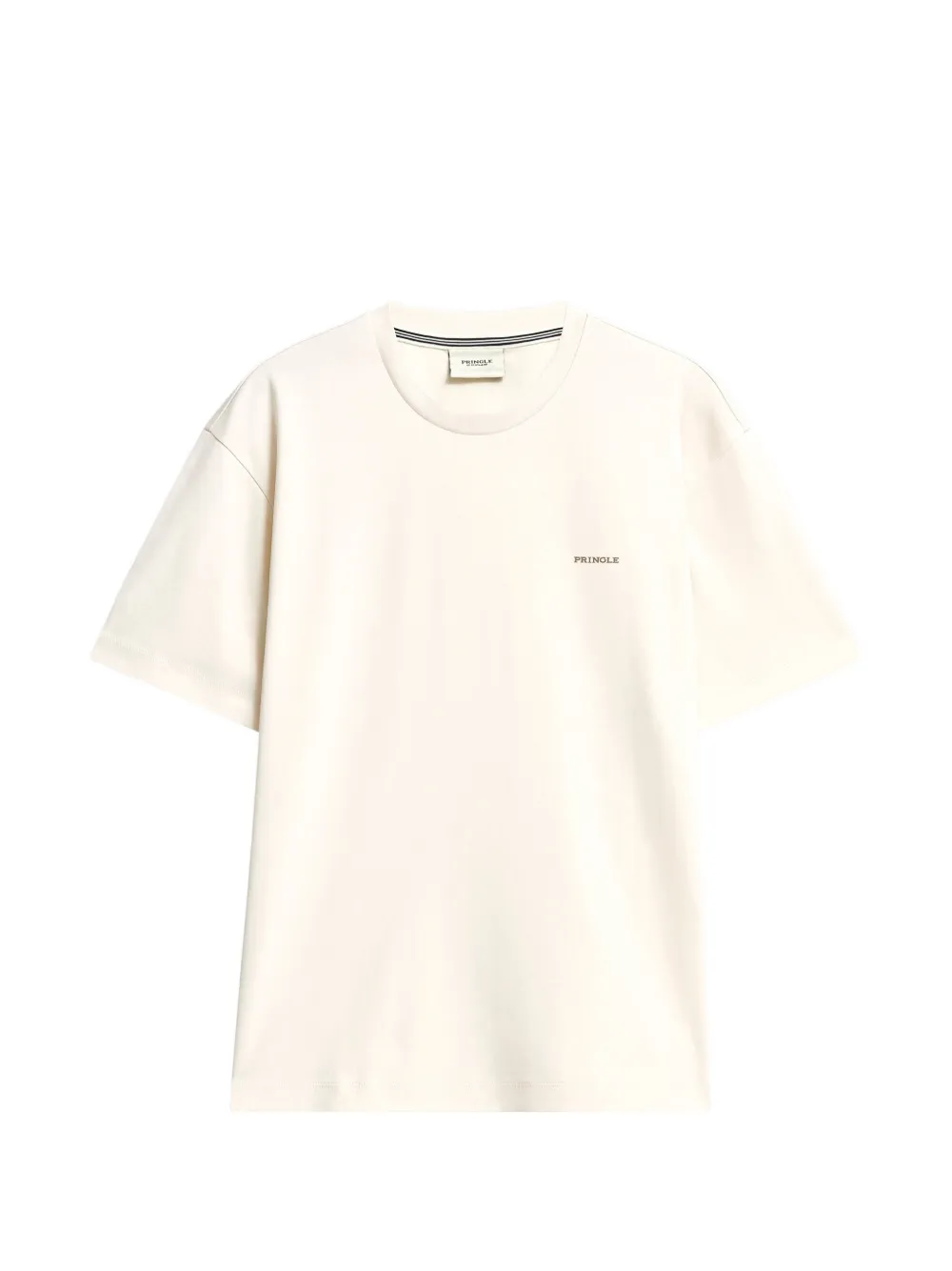 Pringle of Scotland logo-print cotton T-shirt - Tons neutres Pringle of Scotland logo-print cotton T-shirt - Tons neutres
