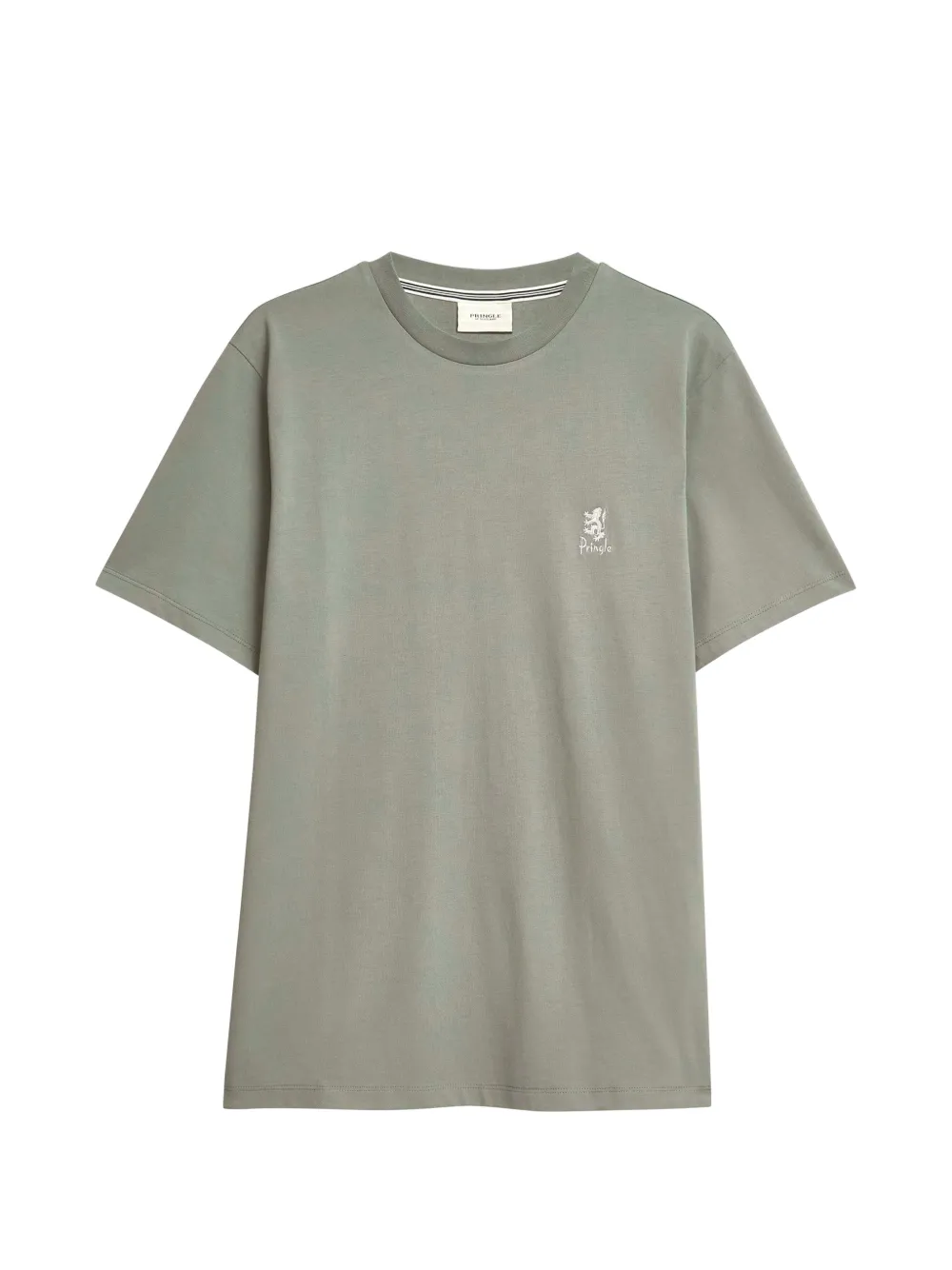 Pringle of Scotland embroidered-logo T-shirt - Grün