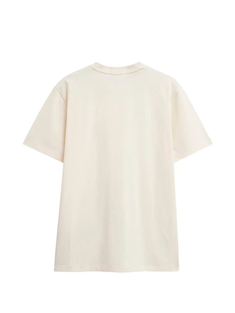 Pringle of Scotland logo-embroidered T-shirt Beige