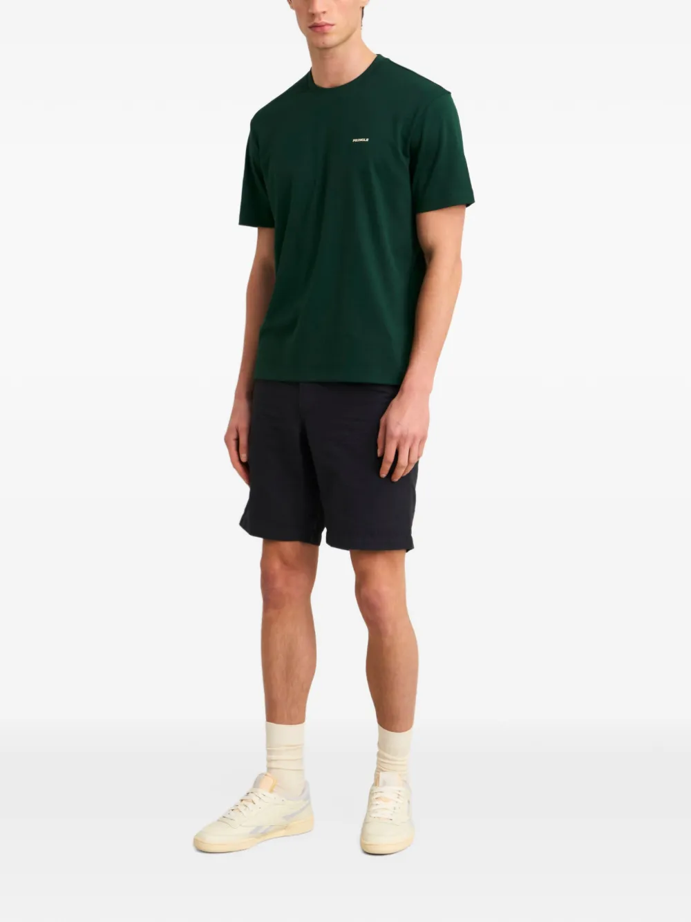 Pringle of Scotland logo-print cotton T-shirt Groen