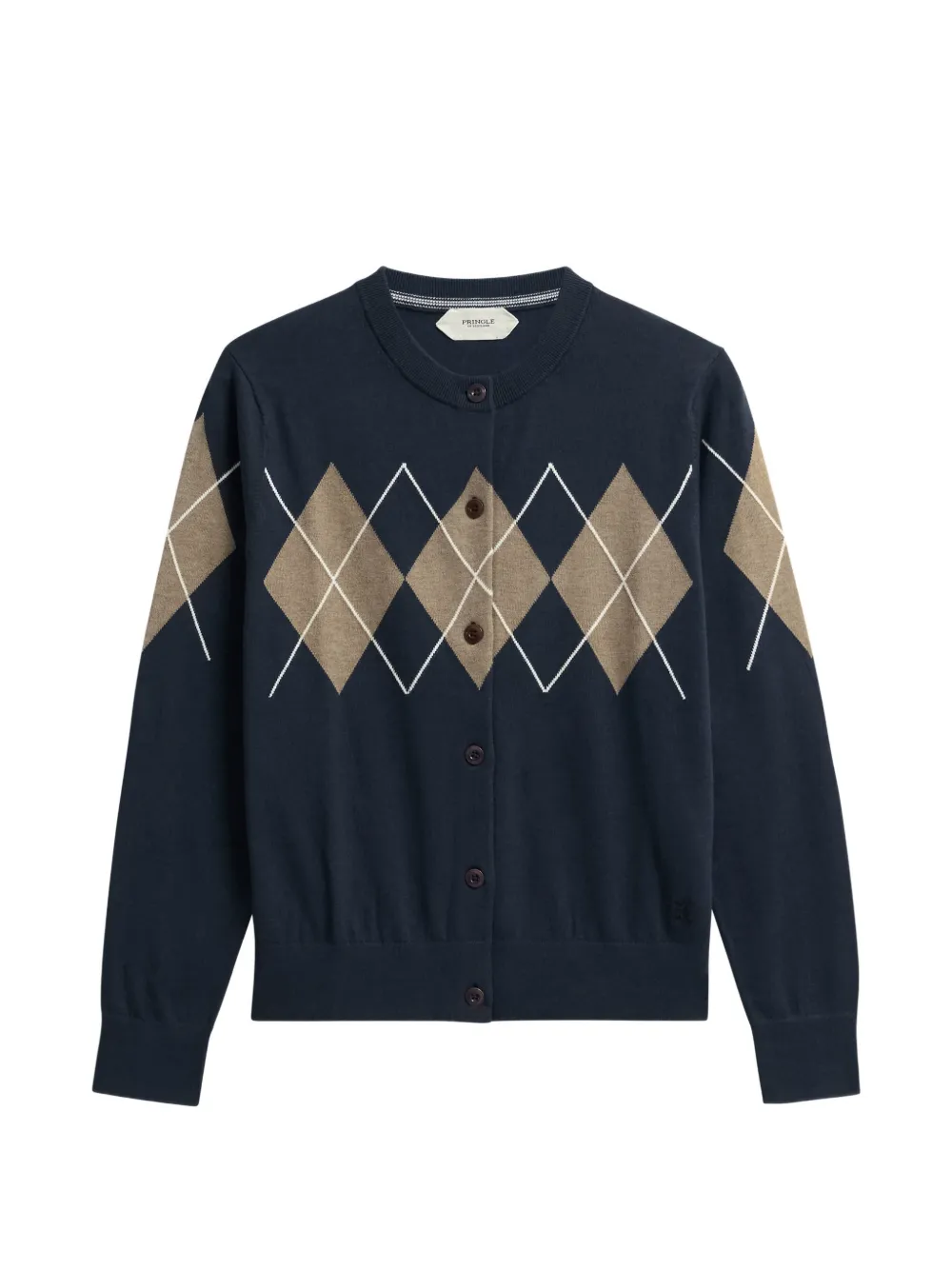 Pringle of Scotland diamond-pattern cardigan - Blu