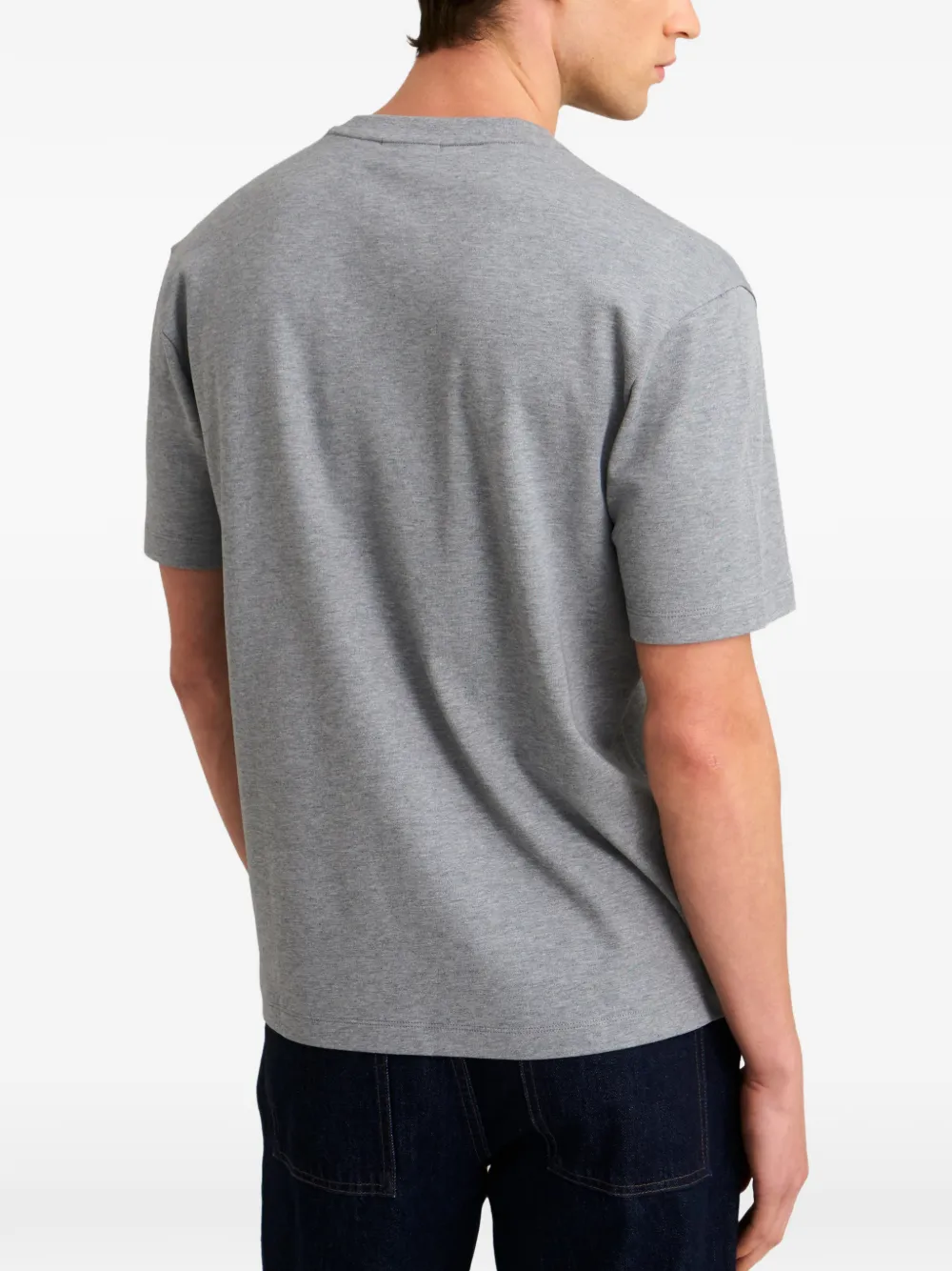 Pringle of Scotland logo-print cotton T-shirt Grijs