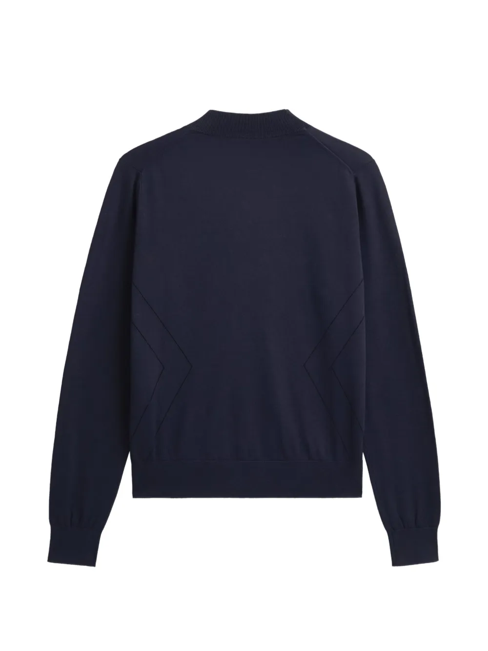 Pringle of Scotland pointelle-knit V-neck sweater Blauw