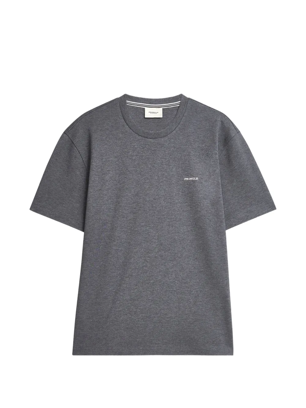 Pringle of Scotland logo-rubberised supima-cotton T-shirt - Gris Pringle of Scotland logo-rubberised supima-cotton T-shirt - Gris