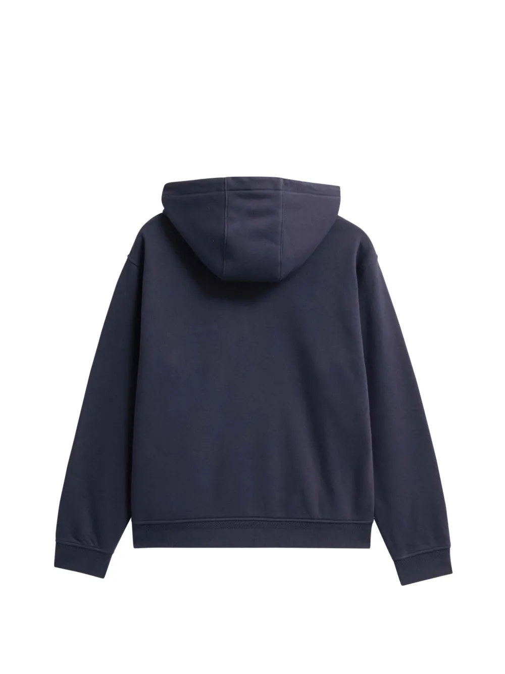 Pringle of Scotland logo-embroidered hoodie Blauw