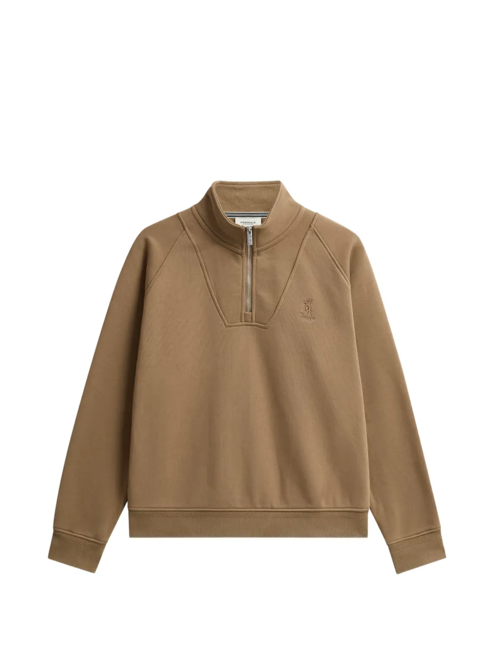 Pringle of Scotland half-zip raglan-sleeve sweatshirt Bruin