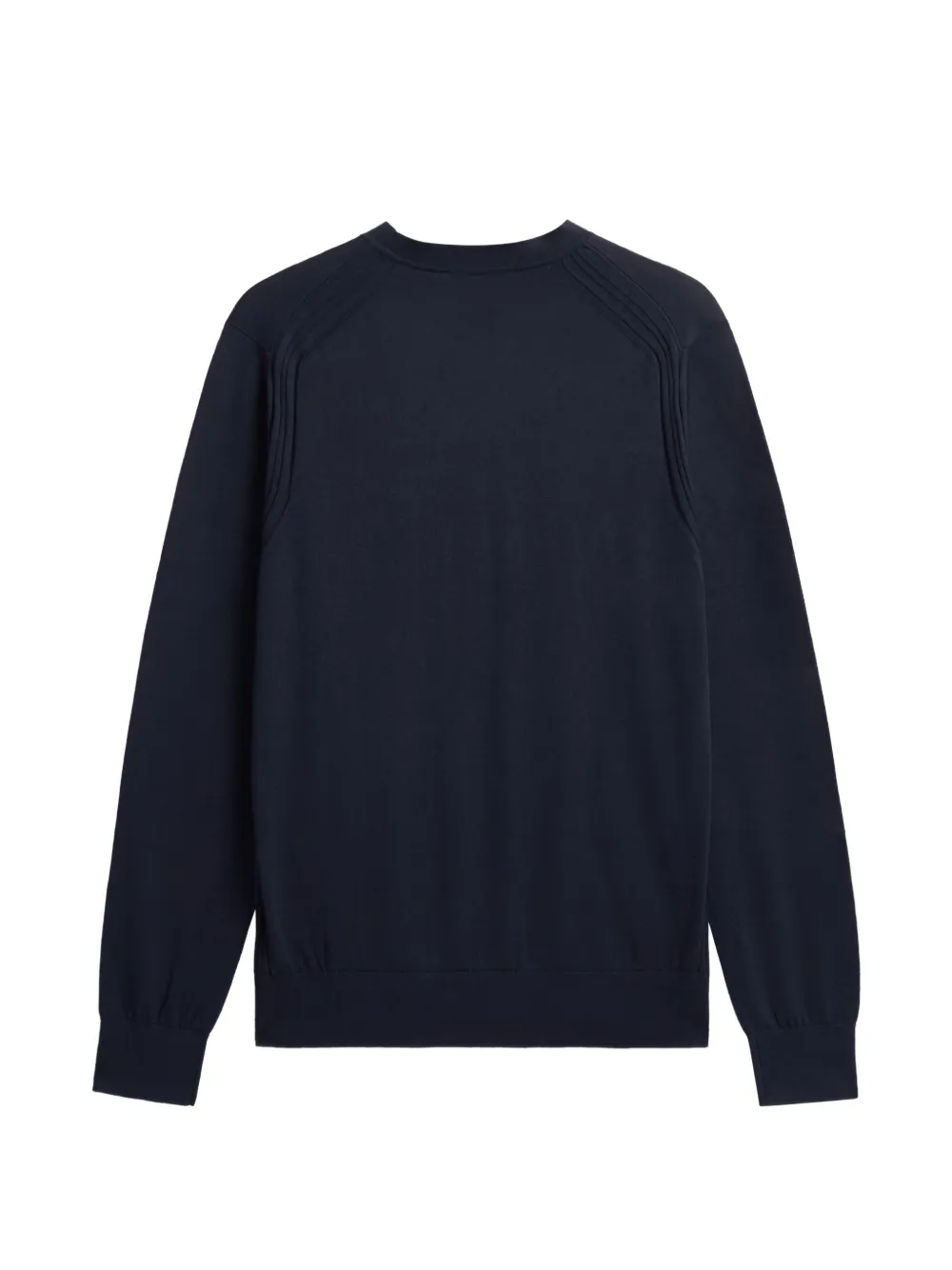 Pringle of Scotland ribbed-trim crew-neck sweater Blauw