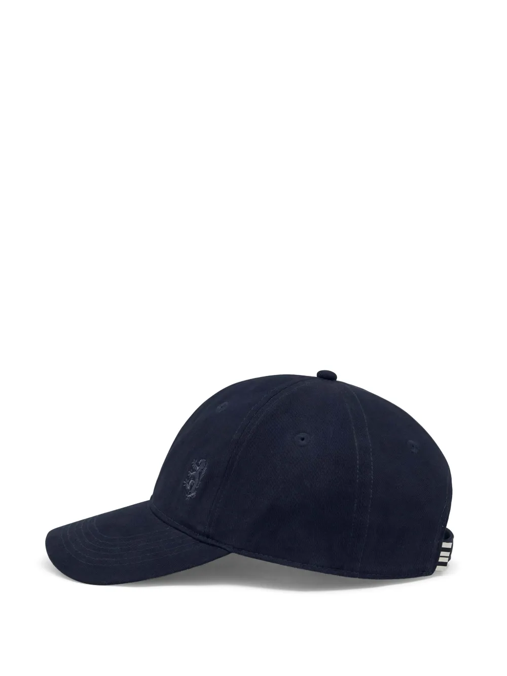 Pringle of Scotland lion-embroidered cotton baseball cap Blauw
