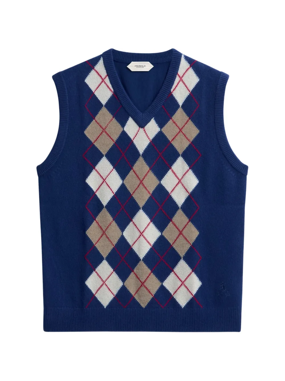 Pringle of Scotland lambswool V-neck vest - Bleu Pringle of Scotland lambswool V-neck vest - Bleu