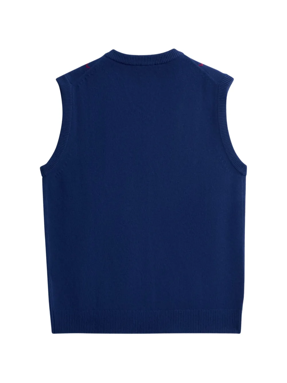 Pringle of Scotland lambswool V-neck vest Blauw