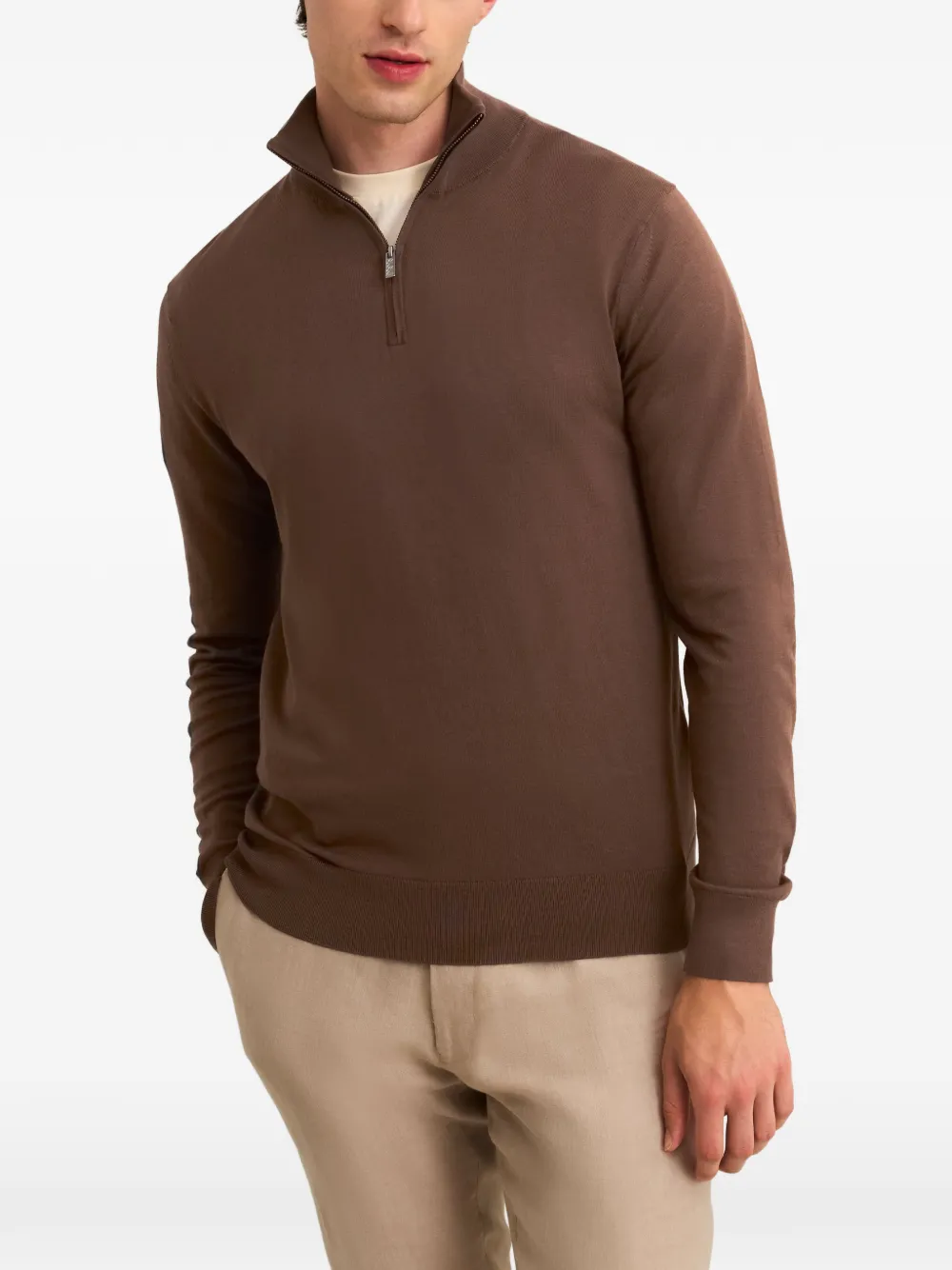 Pringle of Scotland quarter-zip sweater Bruin