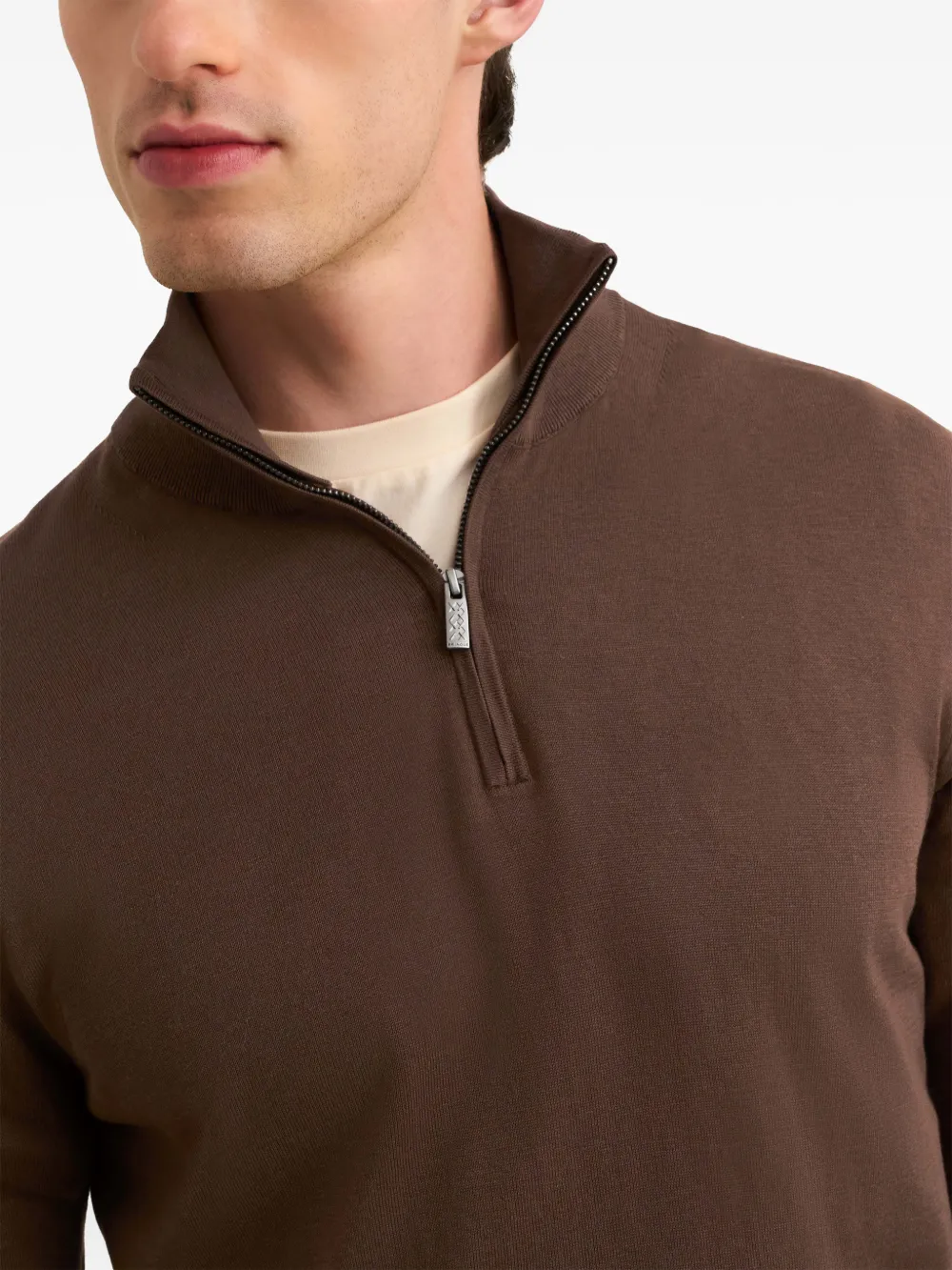 Pringle of Scotland quarter-zip sweater Bruin