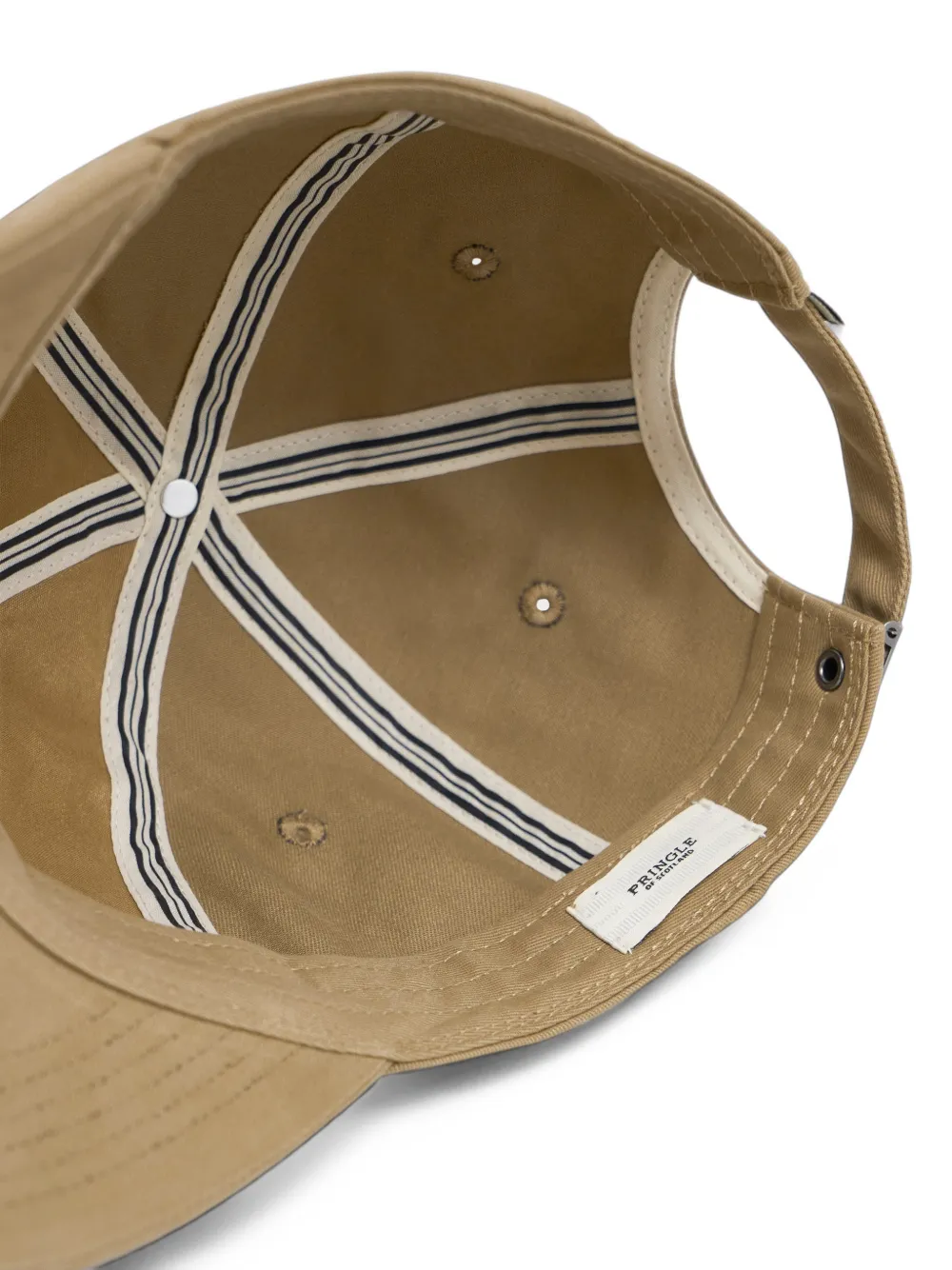 Pringle of Scotland embroidered-twill baseball cap Beige