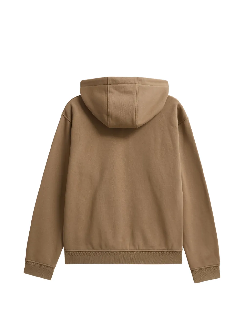 Pringle of Scotland logo-embroidered drawstring hoodie Bruin