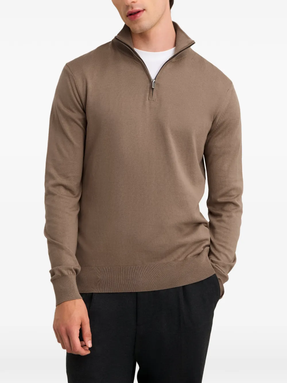Pringle of Scotland quarter-zip sweater Bruin