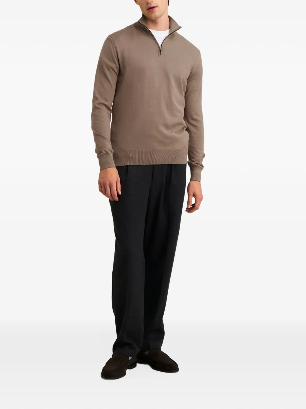 Pringle of Scotland quarter-zip sweater Bruin