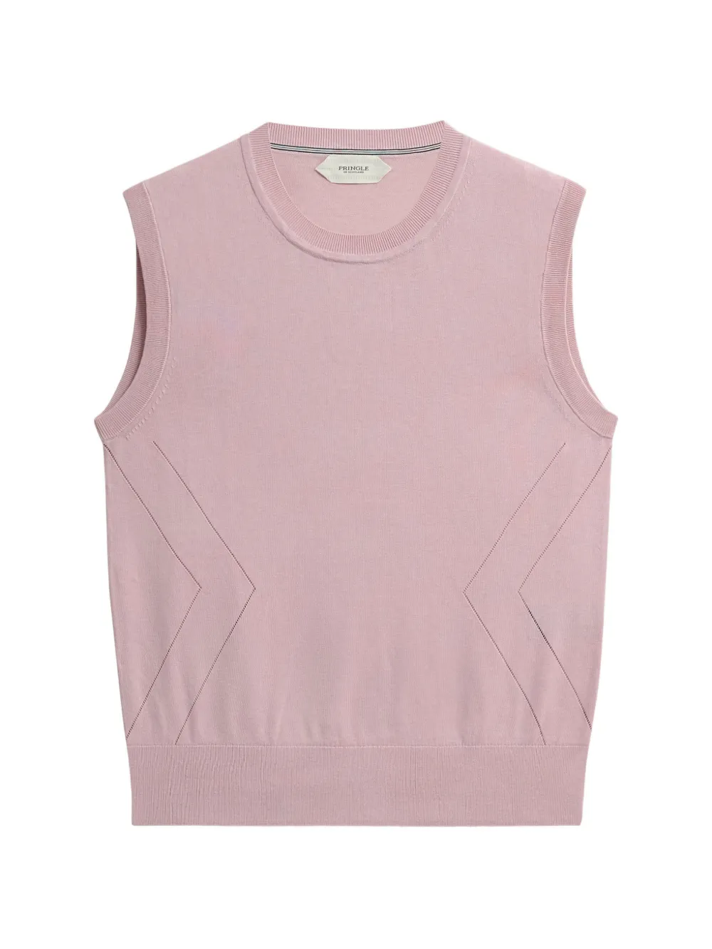 Pringle of Scotland pointelle-knit vest - Rose Pringle of Scotland pointelle-knit vest - Rose