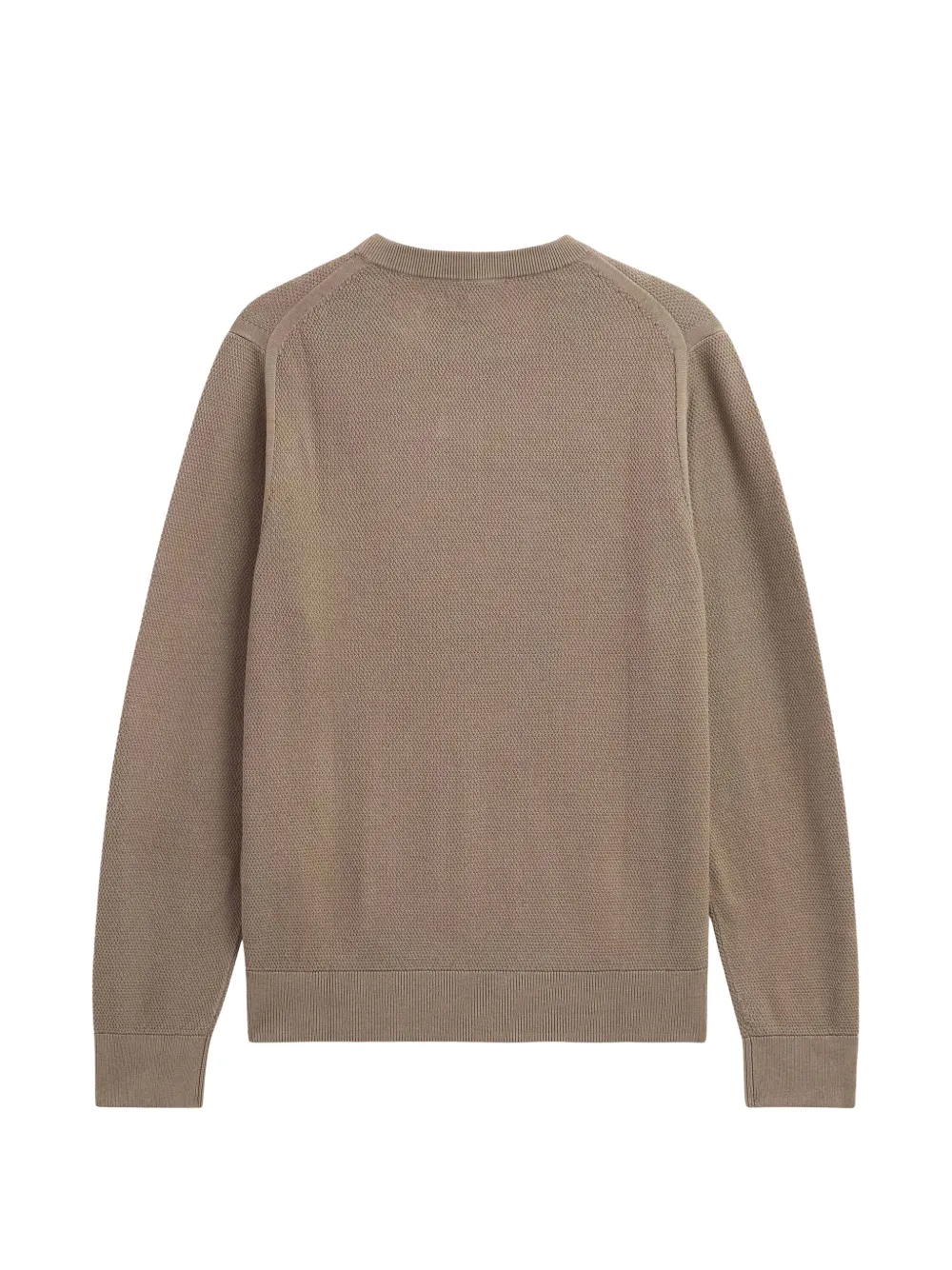Pringle of Scotland diamond-stitch crew-neck sweater Bruin