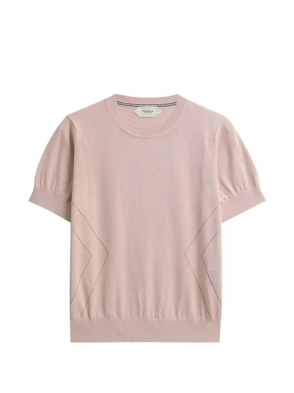Pringle of Scotland pointelle-knit T-shirt - Rosa