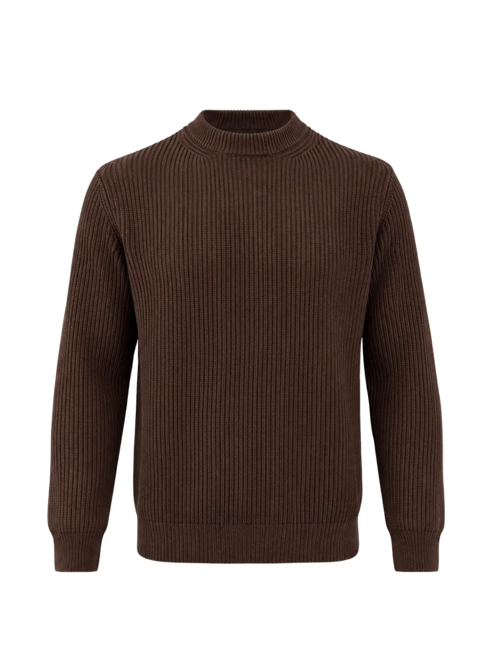 FRANZESE COLLECTION Steve McQueen ribbed-knit crew-neck sweater - Braun