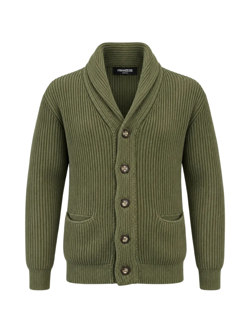 FRANZESE COLLECTION Steve McQueen button-fastening cardigan - Vert FRANZESE COLLECTION Steve McQueen button-fastening cardigan - Vert