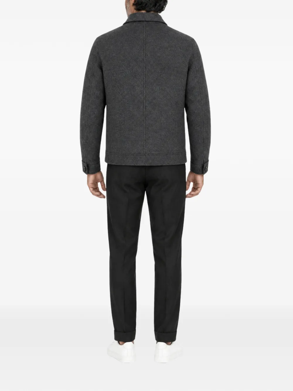 FRANZESE COLLECTION David Beckham wool shirt Grijs