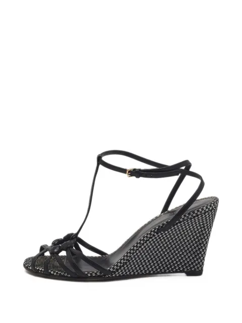 Sergio Rossi Vintage sandalias con cuña y tira en T